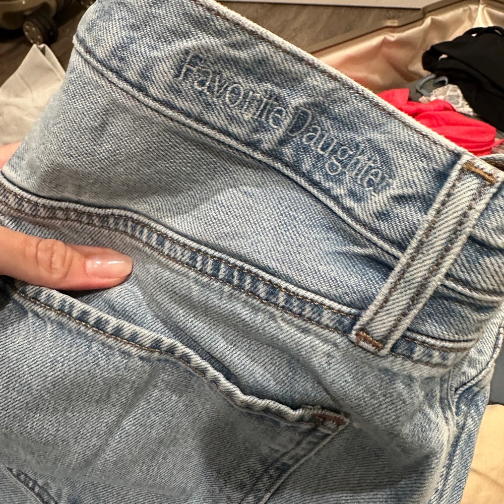 Favorite Daughter the Ollie Wide Leg Jean in Torro is Sold Out everywhere